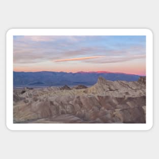 First Light at Zabriskie Sticker